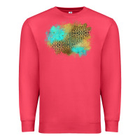 Cardinal turquoise leopard patch Premium Sweatshirt - Jasminsmagicworld