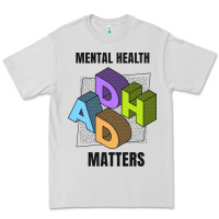 Dove Grey adhd mental health matters Premium Tee - artisFamous