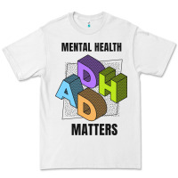 White adhd mental health matters Premium Tee - artisFamous