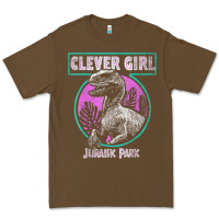 Cacao distressed teal raptor clever girl t shirt Premium Tee - artisFamous