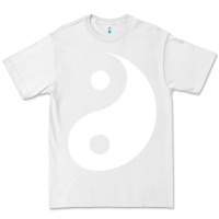 White yin yang Premium Tee - artisFamous