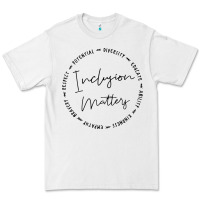 White inclusion matters with empathy bravery respect Premium Tee - artisFamous