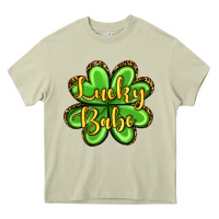 Mossy St. Patrick's Lucky babe Heavy Core Tee - OliviaCreatesArt