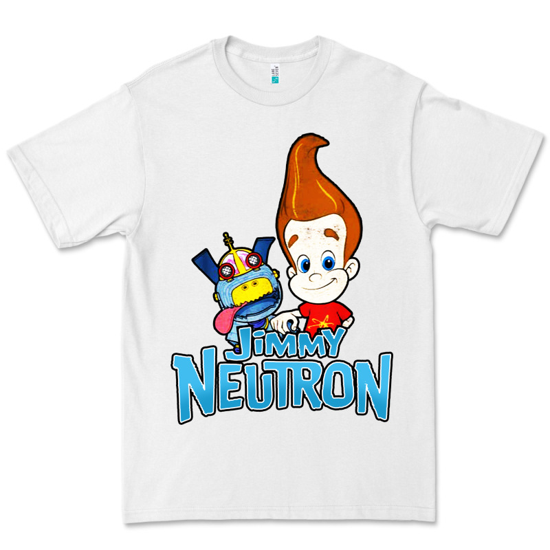 Jimmy Neutron Goddard Title Vintage Poster Premium Tee by artisFamous | Teevron