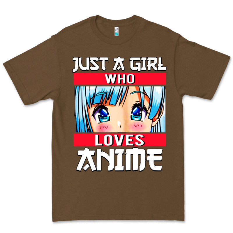 Just A Girl Who Loves Anime Japanese Cute Premium Tee by artisFamous | Teevron