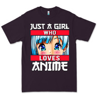 Plum just a girl who loves anime japanese cute Premium Tee - artisFamous