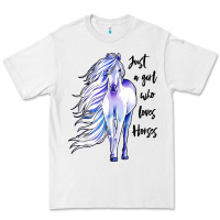 Just A Girl Who Loves Horses Premium Tee | Teevron