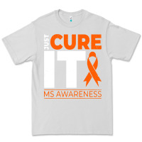 Dove Grey just cure it ms multiple sclerosis awareness Premium Tee - artisFamous