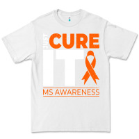 White just cure it ms multiple sclerosis awareness Premium Tee - artisFamous