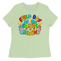Matcha Field Day Let The Games Begin Ladies Tee - CowhideDigitalArt