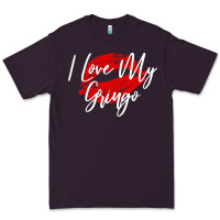 Plum kiss lips i love my gringo wife girlfriend premium Premium Tee - artisFamous