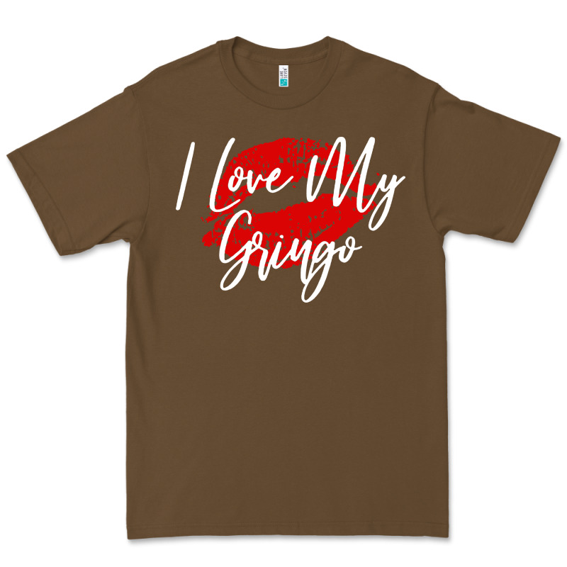 Kiss Lips I Love My Gringo Wife Girlfriend Premium Premium Tee by artisFamous | Teevron