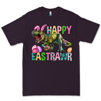 Plum Happy Eastrawr Easter Premium Tee - BundleAndBundleShop