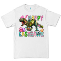 White Happy Eastrawr Easter Premium Tee - BundleAndBundleShop
