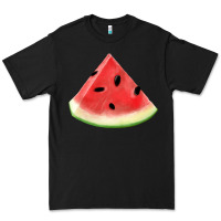 Black Watermelon Slice Png Premium Tee - artisFamous