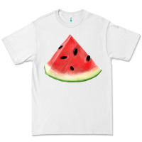 White Watermelon Slice Png Premium Tee - artisFamous