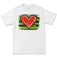White Watermelon Heart Premium Tee - artisFamous
