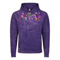 Cloud Purple Valentine Laboratory Vintage Hoodie - CowhideDigitalArt