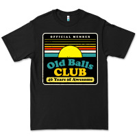 Black mens old balls club 40 years awesome Premium Tee - artisFamous
