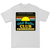 Dove Grey mens old balls club 40 years awesome Premium Tee - artisFamous