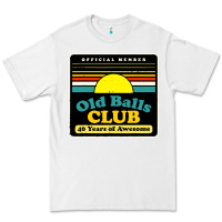 Mens Old Balls Club 40 Years Awesome Premium Tee | Teevron