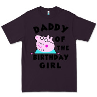 Plum mens peppa pig daddy of the birthday Premium Tee - artisFamous