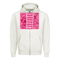 Oatmeal Heather warrior breast cancer Zipper Hoodie - RanaPortraitStore