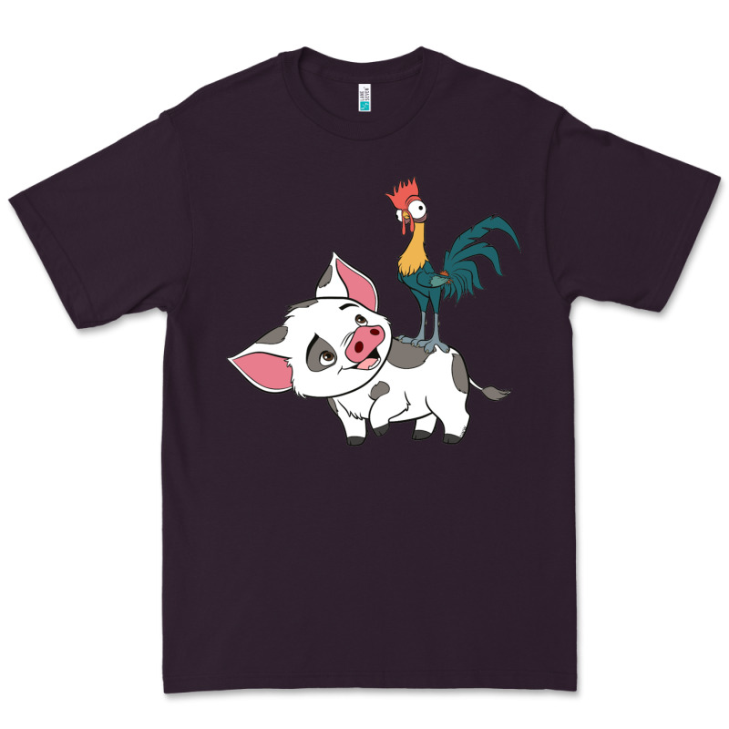 Hei Hei Rooster And Pig Funny Cartoon Premium Tee by artisFamous | Teevron