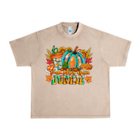 French Oak Pumpkin Spice Junkie Urban Heavy Tee - CowhideDigitalArt
