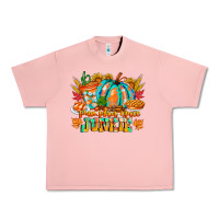 Salmon Pumpkin Spice Junkie Urban Heavy Tee - CowhideDigitalArt