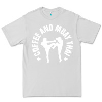 Dove Grey caffè e muay thai divertente Premium Tee - artisFamous