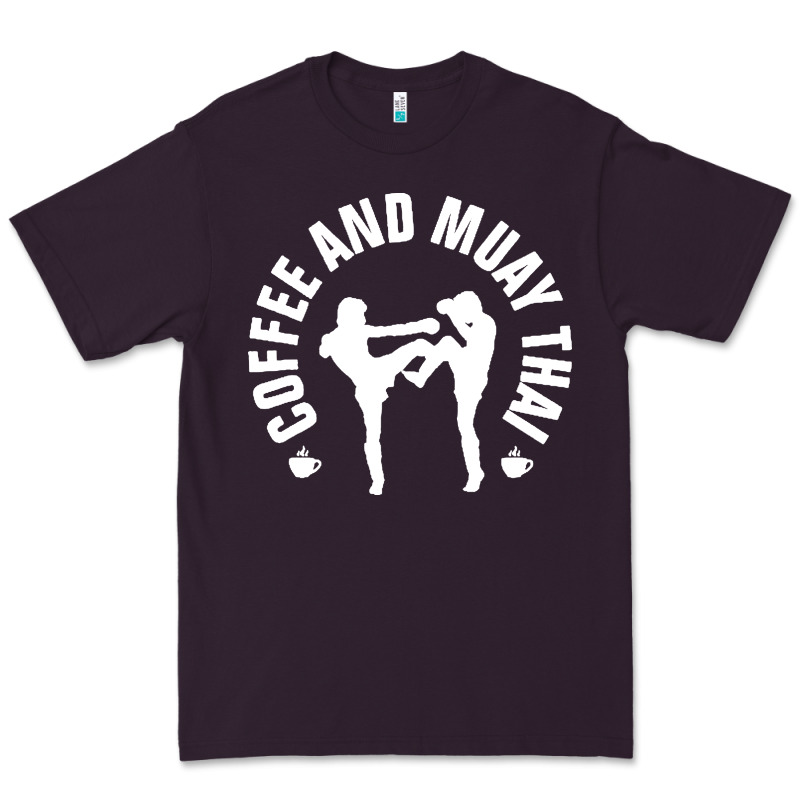 Caffè E Muay Thai Divertente Premium Tee by artisFamous | Teevron
