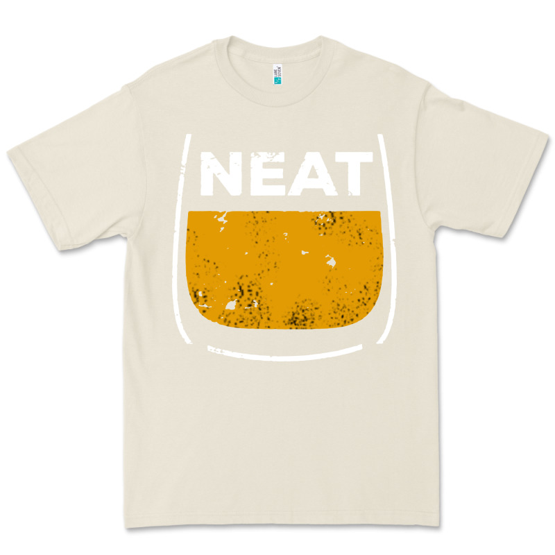 Neat Whiskey Glass Premium Tee by artisFamous | Teevron
