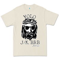 Bone funny jesus easter yolo jk brb Premium Tee - artisFamous