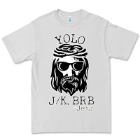 Dove Grey funny jesus easter yolo jk brb Premium Tee - artisFamous