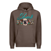 Coffee show mom aztec cowhide heifer Premium Hoodie - Artiststas