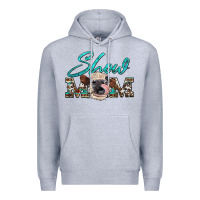 Heather Grey show mom aztec cowhide heifer Premium Hoodie - Artiststas