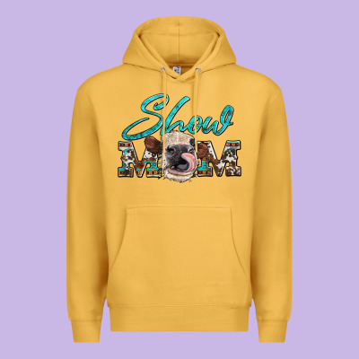 Show Mom Aztec Cowhide Heifer Premium Hoodie Designed By Artiststas