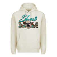 Oatmeal Heather show mom aztec cowhide heifer Premium Hoodie - Artiststas