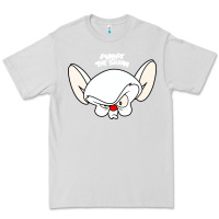 Dove Grey pinky and the brain big face Premium Tee - artisFamous
