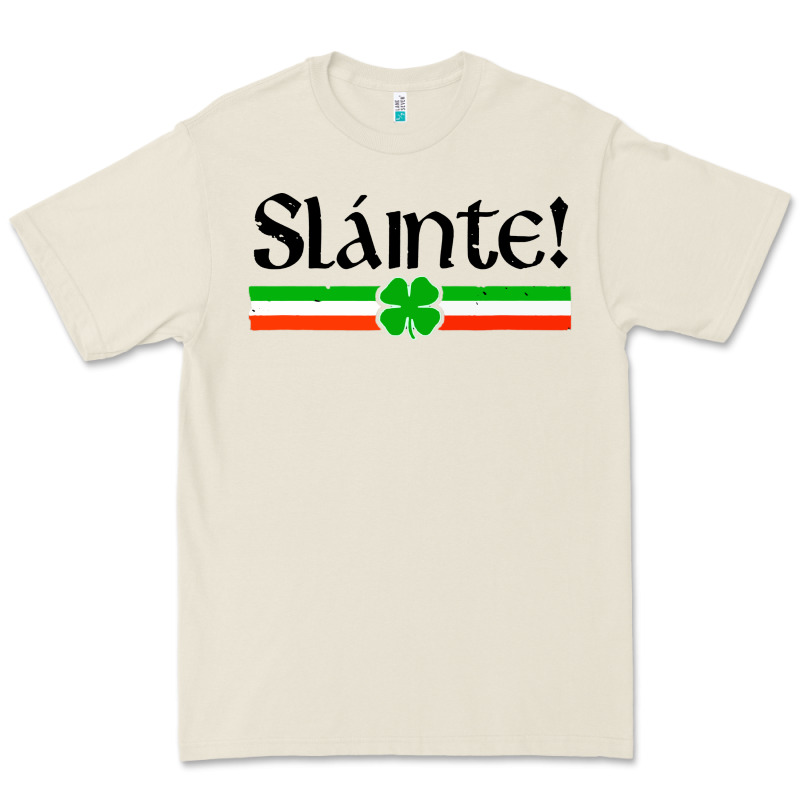 Slainte Shirt Irish Cheers Toast Shamrock Premium Tee by artisFamous | Teevron