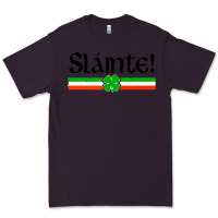 Plum slainte shirt irish cheers toast shamrock Premium Tee - artisFamous