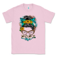 Bubblegum Pink nona life messy bun Classic Tee - BarkalooDesign