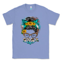 Colony Blue nona life messy bun Classic Tee - BarkalooDesign