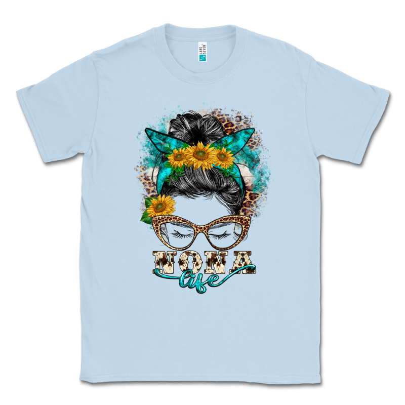 Nona Life Messy Bun Classic Tee by BarkalooDesign | Teevron
