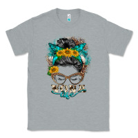 Heather Grey nona life messy bun Classic Tee - BarkalooDesign