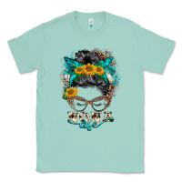Seafoam nona life messy bun Classic Tee - BarkalooDesign