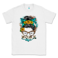 White nona life messy bun Classic Tee - BarkalooDesign