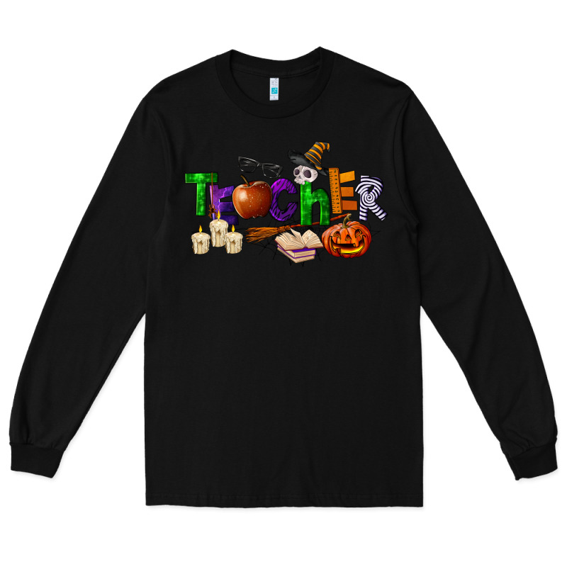 Halloween Teacher Long Sleeve Tee by LillyAllenDesigns | Teevron