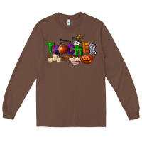 Chestnut halloween teacher Long Sleeve Tee - LillyAllenDesigns